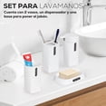 thumbnail image 5 of Kit de 6 Piezas para Baño | Juego de Accesorios para Baño Moderno | Conjunto de Accesorios de Plastico Para Baño | Set de 6 pzas para Baño, 5 of 5