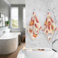 thumbnail image 6 of Retro Valentine Orange Hearts Towels 2 Piece Washcloth Hand Towels, Highly Absorbent Towels for Bathroom, Hotel, Gym and Spa 28 X 16 Inches, 6 of 7