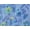 French Blue Jacquard Floral, variant on Woman Within Plus Size Perfect Printed Three-Quarter-Sleeve V-Neck Tunic