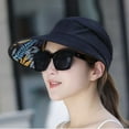 thumbnail image 2 of FNNMNNR 1PC Women‘S Anti-Uv Fashion Wide Brim Summer Beach Sun Outdoor Hiking Folding Hat, 2 of 6
