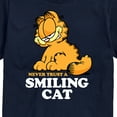 thumbnail image 3 of Garfield - Never Trust Smiling Cat - Men's Short Sleeve Graphic T-Shirt, 3 of 5