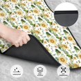 thumbnail image 5 of Uemuo Car Floor Mats - Watercolor Bright Sunflowers Pattern Carpet Floor Mats for Cars, Auto Accessories Front & Rear Car Floor Foot Mat Sets of 4 Pieces, 5 of 6