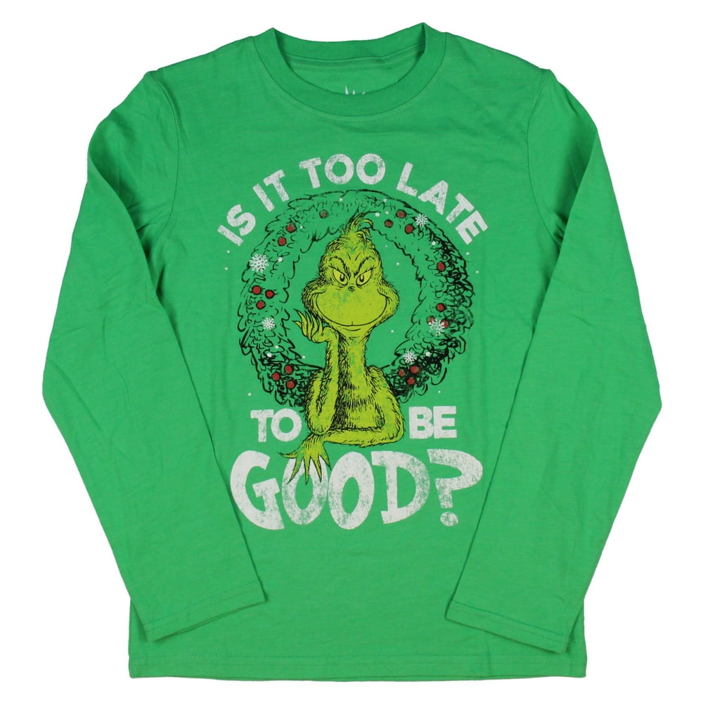 Seven Times Six The Grinch Boys' Is It Too Late To Be Good Long