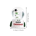 thumbnail image 2 of Fmbmuo Christmas Snow With Light Resin Glass Snowball Ornament Light Up Holiday Desktop Decor Xmas Gift For Kids Home Tabletop Decoration, 2 of 5