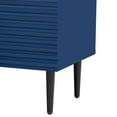 thumbnail image 4 of GDF Studio Modern Geometric Design Side Cabinets with Adjustable Shelves and Spacious Storage, Navy Blue, Set of 2, 4 of 12