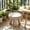 A, variant on Gallickan Modern Round Wooden Foot Stool Non-Slip Padded Seat Small Table Kids Step Stool for Hallway Living Room Bedroom