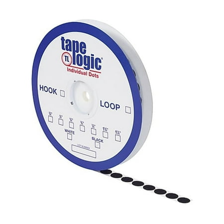 UPC: 0848109033136 | Tape Logic Individual Tape Dots Hook 3/4 Black 1028/Case HLT152