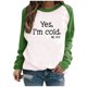 thumbnail image 1 of Moda mujer suelta cuello redondo casual manga larga impresa señoras sudadera tops Pompotops gfhjh17708, 1 of 5