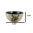 thumbnail image 5 of Pack Of 2 Rustic Emperor Giant Stag Elk Moose Deer Pasta Salad Soup Bowls 21Oz, 5 of 7