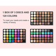 thumbnail image 3 of Board High Pigment Eyeshadow Board 120 Shades Makeup Eyeshadow, 3 of 5