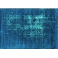 thumbnail image 1 of Ahgly Company Indoor Rectangle Oriental Turquoise Blue Industrial Area Rugs, 7' x 9', 1 of 4