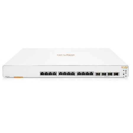 UPC: 0190017521763 | Aruba Instant On 1960 12-Port 10Gb Aggregator Smart-Managed Layer 2+ Ethernet Switch | 12x 10GBase-T + 4X SFP+ Uplink Ports | Stackable | US Cord (JL805A#ABA)