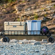 Yakima EXO WarriorWheels Cargo Basket Cart Kit, Aluminum, 110 lb Capacity.