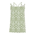 thumbnail image 4 of Goodeals Women Summer Camisole Fashion Tank Tops Crewneck Loose Fit Basic Shirts Going Out Printed Blouses Casual Summer Sleeveless T Shirts for Ladies(Army Green,S), 4 of 6