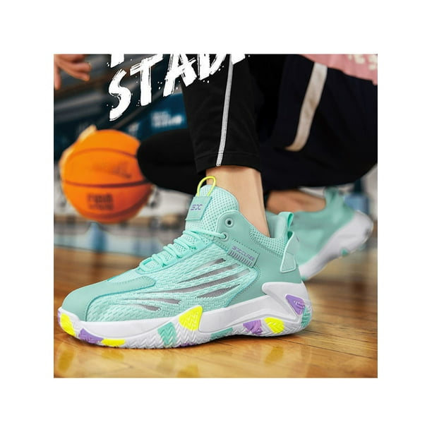 Woobling Men Slip Resistant Basketball Shoes Training Fashion Mid