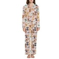 thumbnail image 4 of joogoo Pajamas Set for Women Dogs Cute Long Sleeve Pjs Loungewear L, 4 of 7