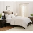 thumbnail image 3 of Chanasya Duvet Cover Twin Set Woodgrain Print 2-Piece Bedding - Luxurious Brushed Microfiber Comforter Cover with Zipper Closure (1 Duvet Cover & 1 Pillow Sham) Taupe White - Twin Bed, 3 of 3