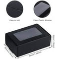 thumbnail image 4 of Craft Paper boxes with Windows Rectangle Black 6.2x8.7x3cm, 4 of 9