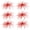 Red, variant on 6Pcs Artificial Sea Urchin Lure Soft Floating Swimbait Artificial Baits For most Beginner And Professional Anglers