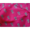 thumbnail image 4 of oneOone Silk Tabby Fabric Floral Block Printed Craft Fabric BTY 42 Inch Wide, 4 of 4