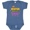 thumbnail image 3 of Inktastic Mister Mardi Gras with Crown and Dots Boys Baby Bodysuit, 3 of 5