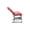 Red, variant on Oversized Camping Director Chair with Side Table and Cup Holder, Portable Folding Chair for Beach, Fishing, Picnic, Lawn, Blue Steel