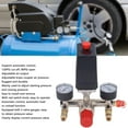 thumbnail image 3 of ARCADORA Air Compressor Pressure Valve Kit For Air Compressors AC220V380V 90120PSI Metal Plastic Two Clear Gauges, 3 of 5