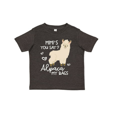 

Inktastic Mimi s You Say Alpaca My Bags Gift Toddler Boy or Toddler Girl T-Shirt