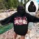 thumbnail image 2 of WILLBEST Sudadera de Mujer, Sudaderas con Capucha de Manga Larga con Cordón Ajustable, Estampado, Talla Grande, Ideales para Otoño Grande, 2 of 8