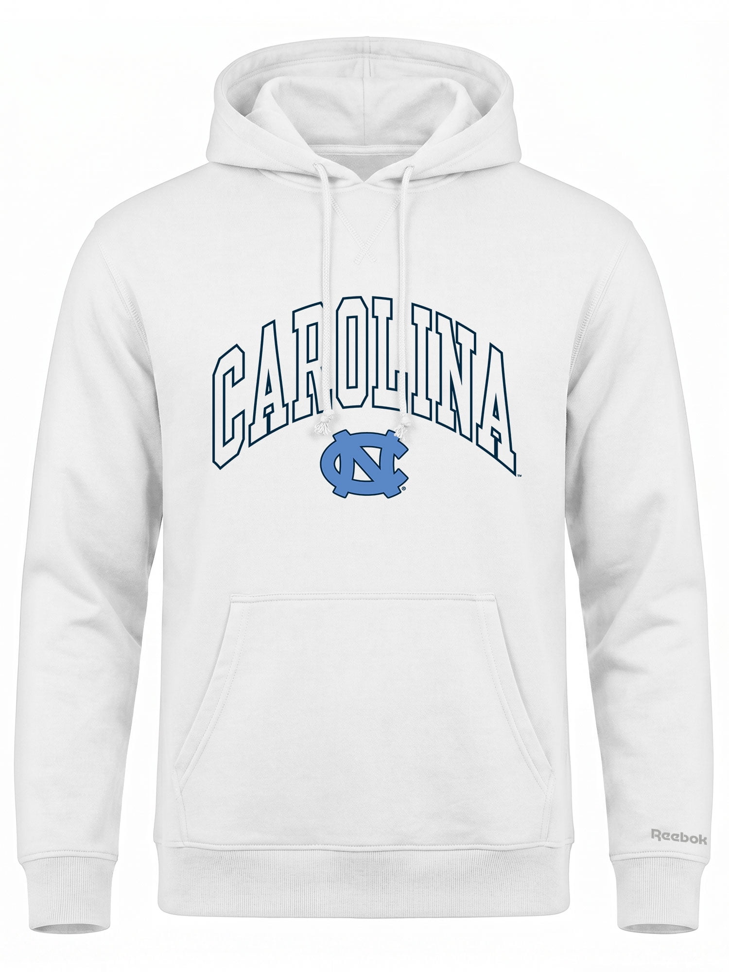 North Carolina TarHeels Reebok Mens White Hooded Sweatshirt