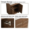 thumbnail image 6 of BNK 36 Inch Freestanding Bathroom Vanity with White Ceramic Sink, Modern Floor Standing Bathroom Vanity Set, Single Bathroom Vanity and Sink Combo, with 3 Doors, 6 of 10