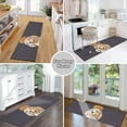 thumbnail image 6 of Yayeee Runner Rug for Bedroom 2'x6' Machine Washable Hallway Non Slip Mat, Yellow Halloween Dog, 6 of 8