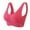 Watermelon Red, variant on QLEICOM Everyday Bras for Women, Women's Comfort Lift Wirefree Bra Traceless Comfortable No Steel Ring Vest Breathable Gathering Bra Underwear Bras No Underwire Black Cup 36/80BC