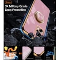 thumbnail image 3 of Compatible with Redmi Note 12 Pro Plus Case Silicone TPU Shockproof Redmi Note 12 Pro Plus Phone Case Cute Cases with Ring for Women Men (Light Purple), 3 of 14