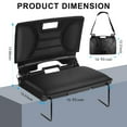 thumbnail image 3 of Finew Stadium Chair, Stadium Seats with Back Support, Bleacher Seat with Comfortable Soft Cushion Hook, Convenient and Foldable Stadium Seats, 3 of 6