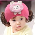 thumbnail image 3 of Mightlink Cute Rabbit Animal Baby Girls Boys Woolen Yarn Knit Wig Hat Skull Cap Beanie, 3 of 7