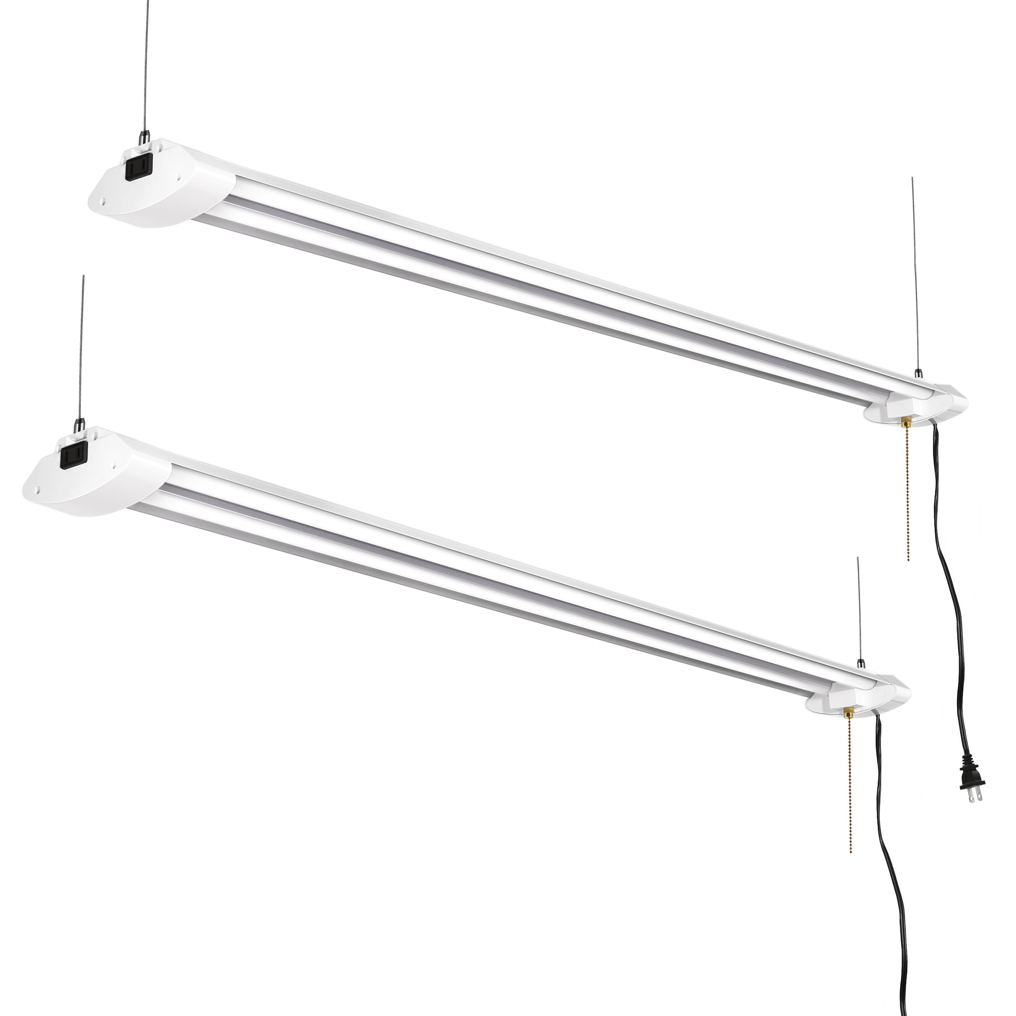 4ft White LED Linkable Shop Garage Utility Closet Counter Work Light 5300 LUMENS 