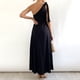 thumbnail image 4 of Gibobby Vestido largo para mujer, de verano Vestido para mujer Casual Un hombro Color sólido Manga corta Vestido con botones Vestido informal(Negro,XL), 4 of 5