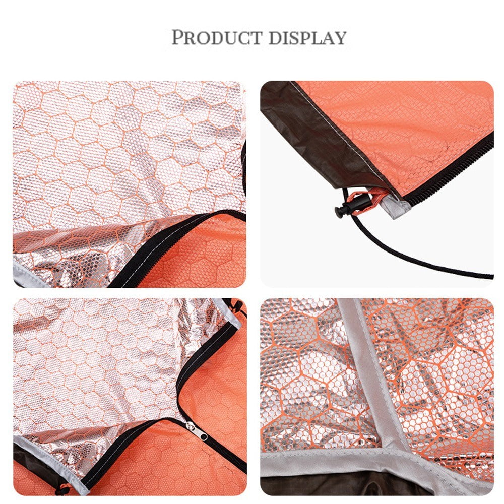 Lightweight Portable Outdoor Nylon Sleeping Bag for Emergency Use