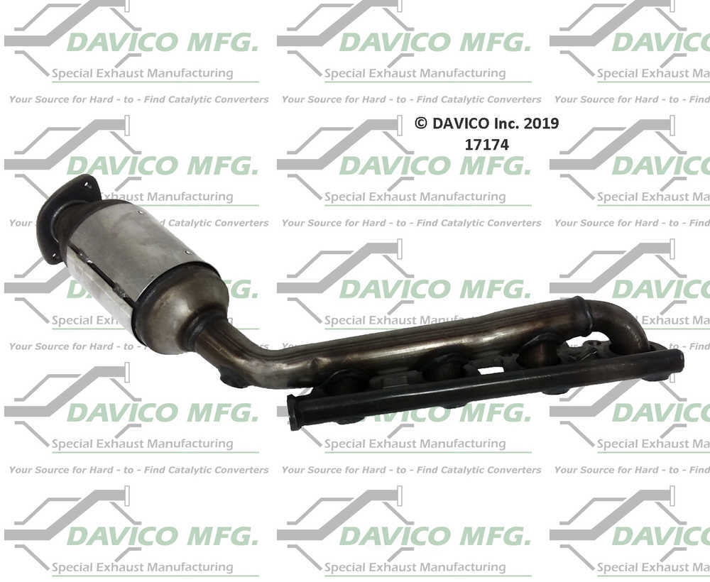 Davico Mfg 17174 Direct-Fit Catalytic Converter