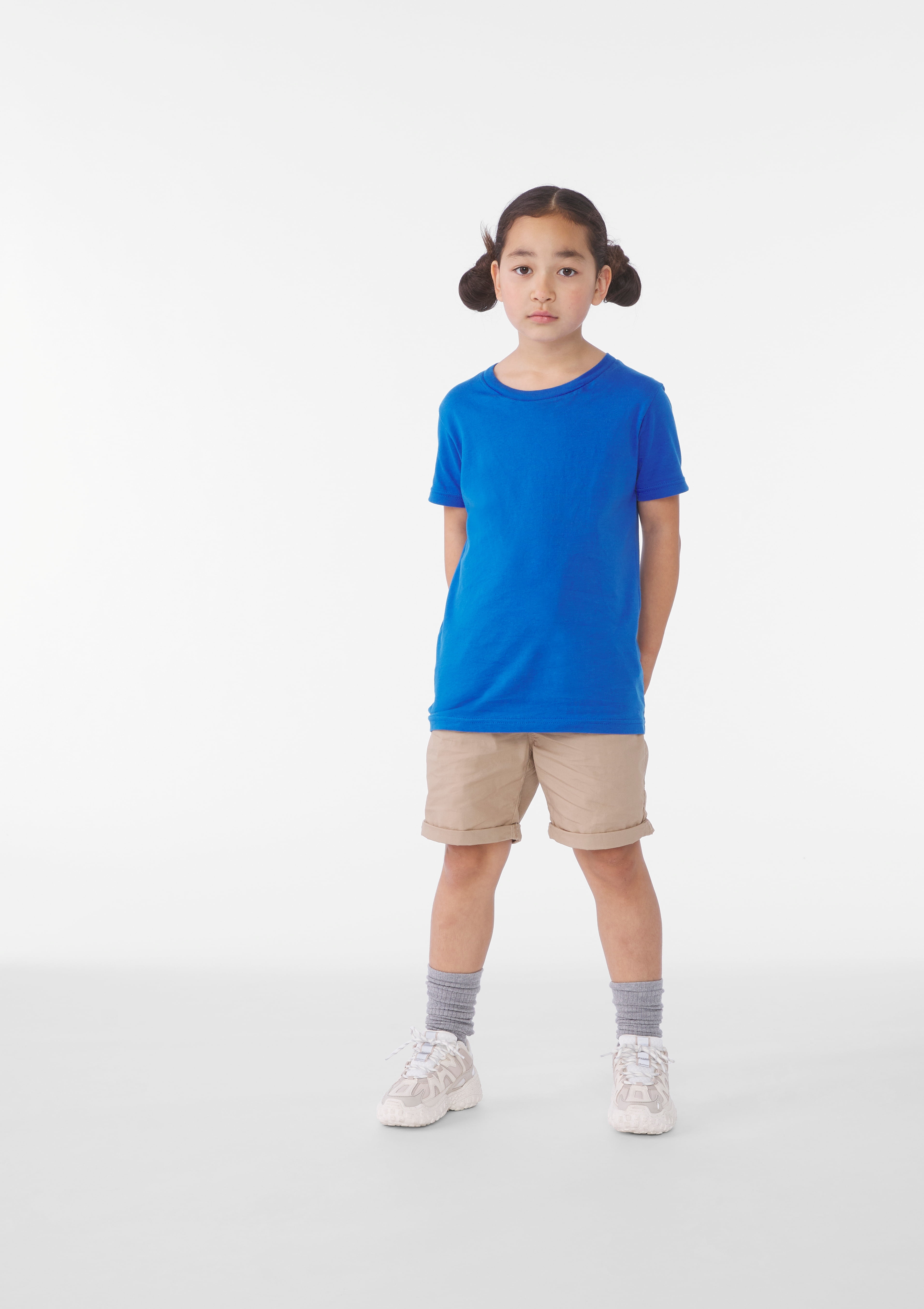 BELLA+CANVAS Youth Crew Neck Personalized T-Shirt, Create your own Designs, True Royal, Medium Unisex