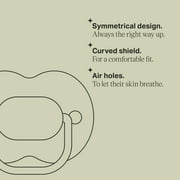 Tommee Tippee Moda Pacifiers, 18-36 months, 2 Pack, BPA-Free Silicone Baglet, Includes Steriliser Box