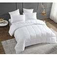 thumbnail image 4 of Comfort Mantra All Season Comforter Duvet Insert 100% Cotton, Quilted with Corner Tabs, Hotel Quality Bedding Comforter, Queen, White, 4 of 5