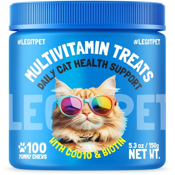 Golosinas multivitamínicas para gatos LEGITPET 150 g para gatos de interior