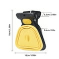 thumbnail image 3 of Yellow Portable Foldable Potty Holders Garbage Bag Pickup Clip For Pets Large Size Easy Cleanup Waste Disposal Tool Includes 1 Clip, 3 of 4