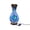 A, variant on USB Plug-In Glass Vase Night Light With Wooden Base Mediterranean Style Multicolor 13.77 Inches