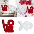 thumbnail image 2 of SDFGTstore LOVE XO Shape Throw Pillows Cushions Plushes Toy Decoration Birthday Gift Valentines Day Gift Throw Pillows, 2 of 18