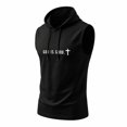 thumbnail image 2 of Kalauyu Sleeveless Hooded Workout Tank Tops for Men Graphic Print Casual Summer Athletic Loungewear Vests Tops, 2 of 5