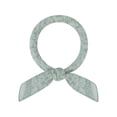 thumbnail image 1 of Women's Floral Rhinestone Retro Scarf, 27.6'' Square Cotton Print Pattern Neckerchief Head Wrap for Party Gift One Size Gray, 1 of 6