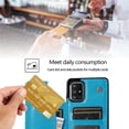 thumbnail image 4 of Design for Samsung Galaxy A51 5G Wallet Case,PU Leather Phone Case with Screen Protector Card Holder,Stand Shockproof Flip Protective Cover for A515g 51 51A Women Men Girls 6.5 inch Blue, 4 of 14